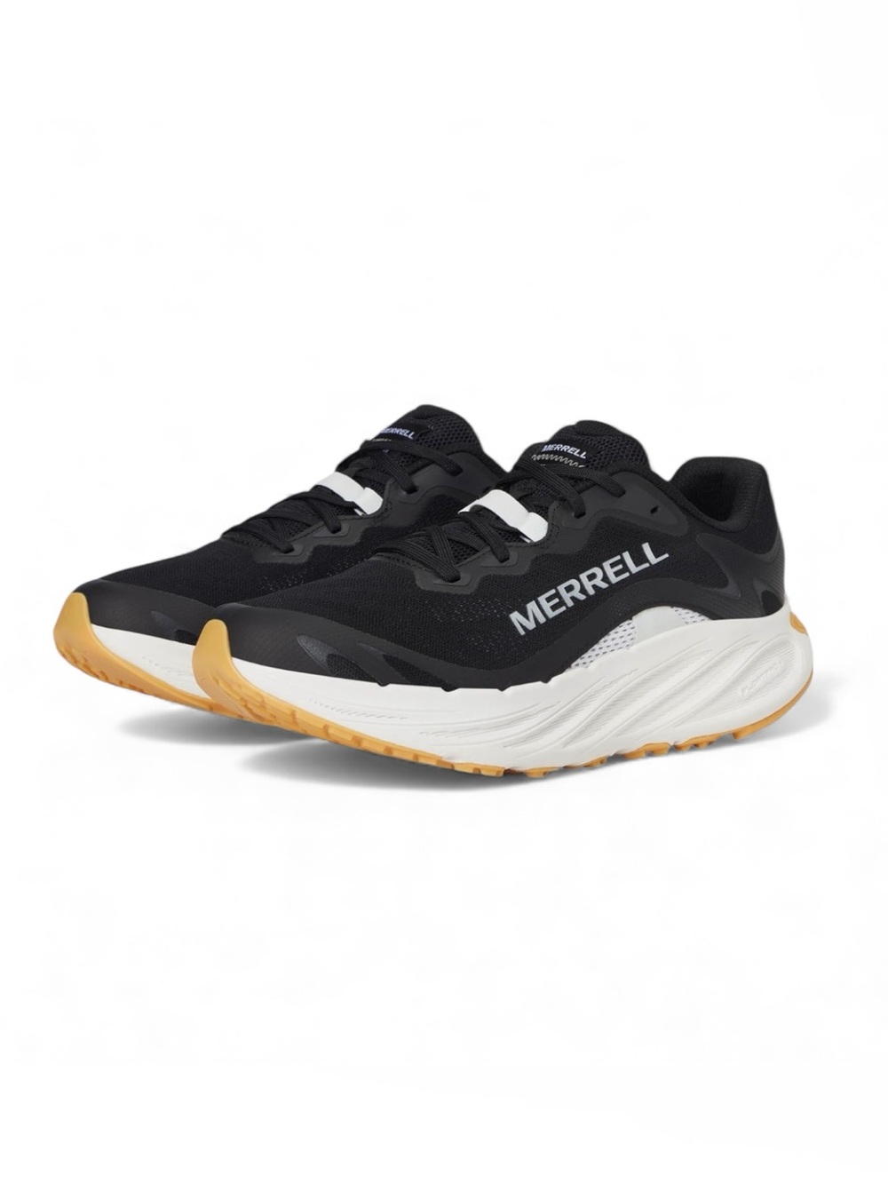 Merrell Women's Promorph Trail Running Shoe, Black/White, 9 M US